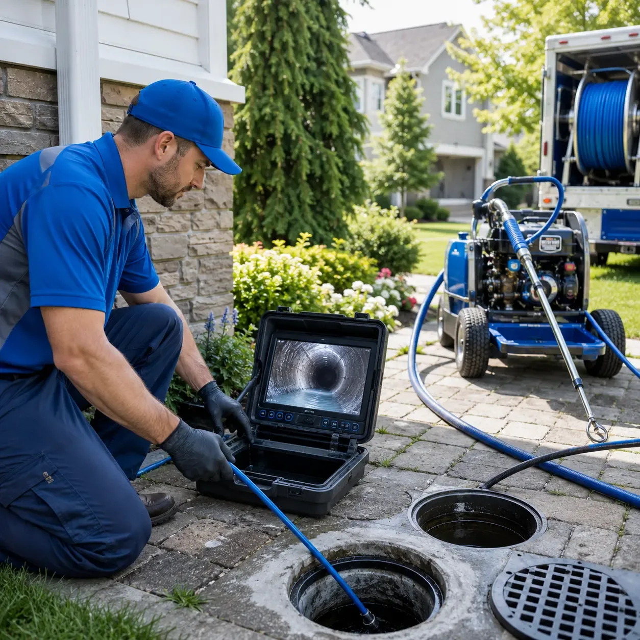 Outdoor drain cleaning professionals serving Wray, GA